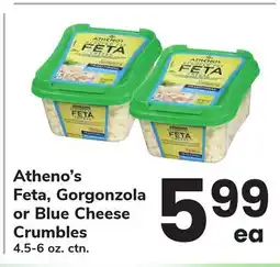 ACME Atheno's Feta, Gorgonzola or Blue Cheese Crumbles offer