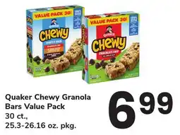ACME Quaker Chewy Granola Bars Value Pack offer
