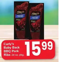 ACME Curly's Baby Back BBQ Pork Ribs offer