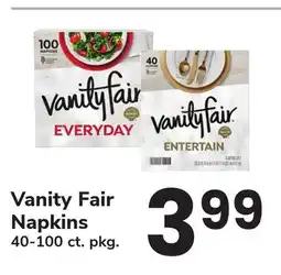 ACME Vanity Fair Napkins offer