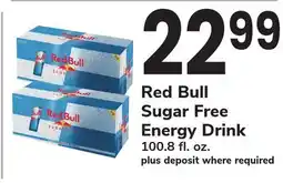 ACME Red Bull Sugar Free Energy Drink offer