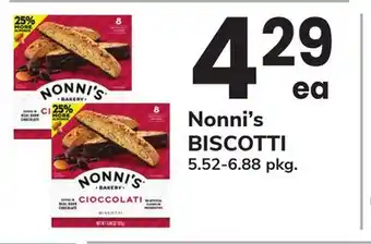 ACME Nonni's BISCOTTI offer