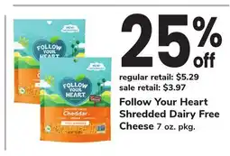 ACME Follow Your Heart Shredded Dairy Free Cheese offer