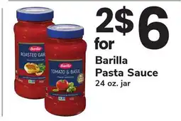 ACME Barilla Pasta Sauce offer