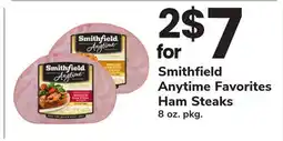 ACME Smithfield Anytime Favorites Ham Steaks offer