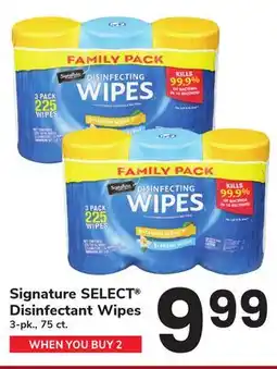 ACME Signature SELECT Disinfectant Wipes offer