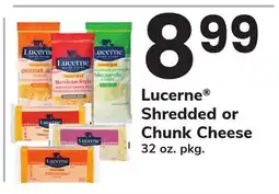 ACME Lucerne Shredded or Chunk Cheese offer