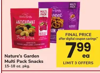 ACME Nature's Garden Multi Pack Snacks offer