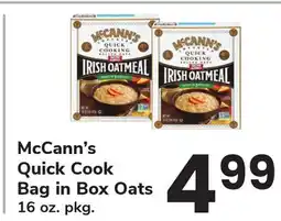 ACME McCann's Quick Cook Bag in Box Oats offer
