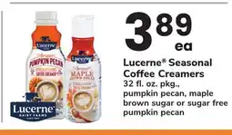 ACME Lucerne Seasonal Coffee Creamers offer