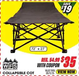 Big 5 World Famous Sports Collapsible Cot offer