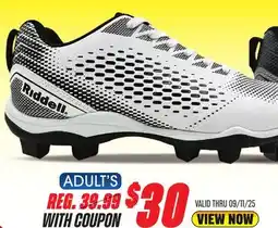 Big 5 Riddell Brawl RM Men's Football Cleats offer