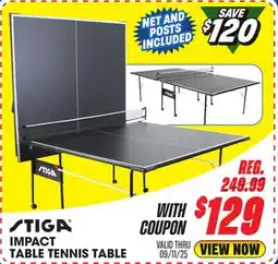 Big 5 Stiga Impact Indoor Table Tennis Table offer