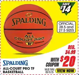 Big 5 Spalding All Court Pro TF Basketball offer