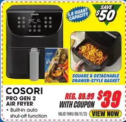 Big 5 Cosori Pro Gen 2 Air Fryer 5.8 Quart offer
