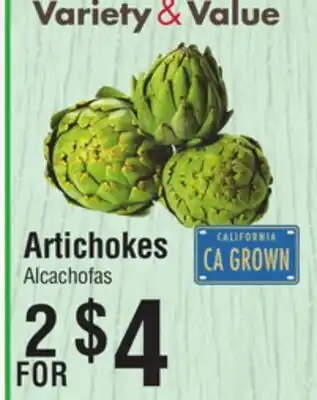 Smart & Final Artichokes offer