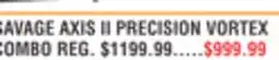Dunham's Sports SAVAGE AXIS II PRECISION VORTEX COMBO offer