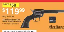 Dunham's Sports 22 MAG/22LR POLY GRIP ROUGH RIDER offer
