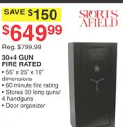 Dunham's Sports 30+4 GUN FIRE RATED offer