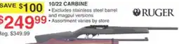 Dunham's Sports RUGER 10/22 CARBINE offer