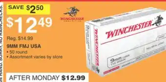 Dunham's Sports 9MM FMJ USA offer