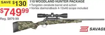 Dunham's Sports 110 WOODLAND HUNTER PACKAGE offer