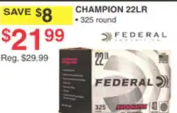 Dunham's Sports FEDERAL CHAMPION 22LR offer