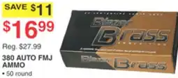 Dunham's Sports 380 AUTO FMJ AMMO offer