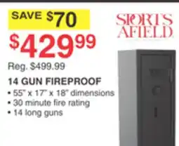 Dunham's Sports SPORTS AFIELD 14 GUN FIREPROOF offer
