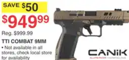 Dunham's Sports CANIK TTI COMBAT 9MM offer