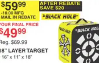 Dunham's Sports 18 LAYER TARGET offer