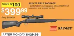 Dunham's Sports AXIS XP RIFLE PACKAGE offer