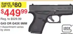 Dunham's Sports GLOCK G43 OR G43X 9MM offer