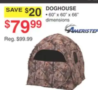 Dunham's Sports DOGHOUSE offer