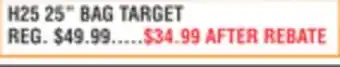 Dunham's Sports H25 25 BAG TARGET offer