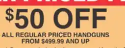 Dunham's Sports ALL REGULAR HANDGUNS offer