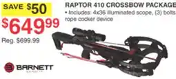Dunham's Sports RAPTOR 410 CROSSBOW PACKAGE offer