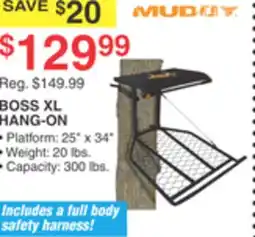 Dunham's Sports MUDDY BOSS XL HANG-ON offer