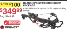 Dunham's Sports BLACK OPS XP390 CROSSBOW PACKAGE offer