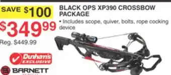 Dunham's Sports BLACK OPS XP390 CROSSBOW PACKAGE offer