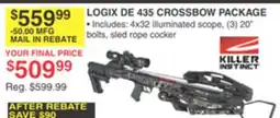 Dunham's Sports LOGIX DE 435 CROSSBOW PACKAGE offer