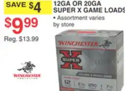 Dunham's Sports 12GA OR 20GA SUPER X GAME LOADS offer
