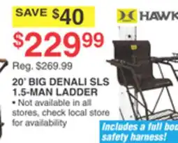 Dunham's Sports 20' BIG DENALI SLS 1.5-MAN LADDER offer