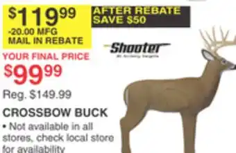 Dunham's Sports CROSSBOW BUCK offer
