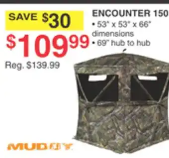 Dunham's Sports MUDDY ENCOUNTER 150 offer