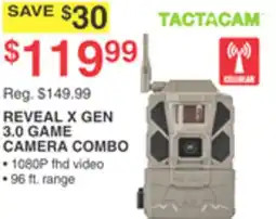 Dunham's Sports TACTACAM REVEAL X GEN 3.0 GAME CAMERA COMBO offer