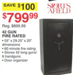 Dunham's Sports 42 GUN FIRE RATED offer
