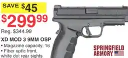 Dunham's Sports XD MOD 9MM OSP offer