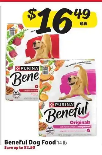 Winn Dixie Beneful Dog Food offer