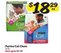 Winn Dixie Purina Cat Chow offer
